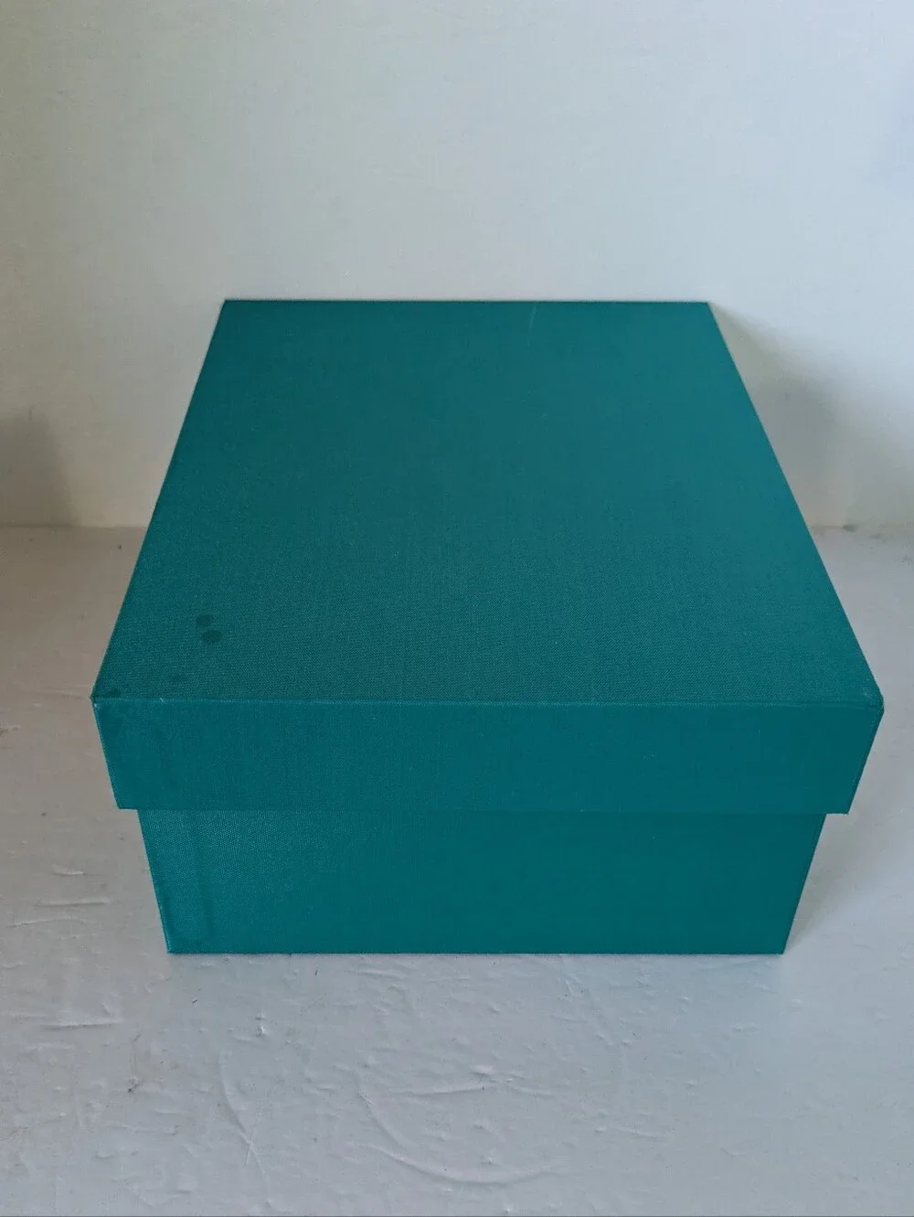 Storage Box Teal Home Organization Box Adjustable Inside Dividers
